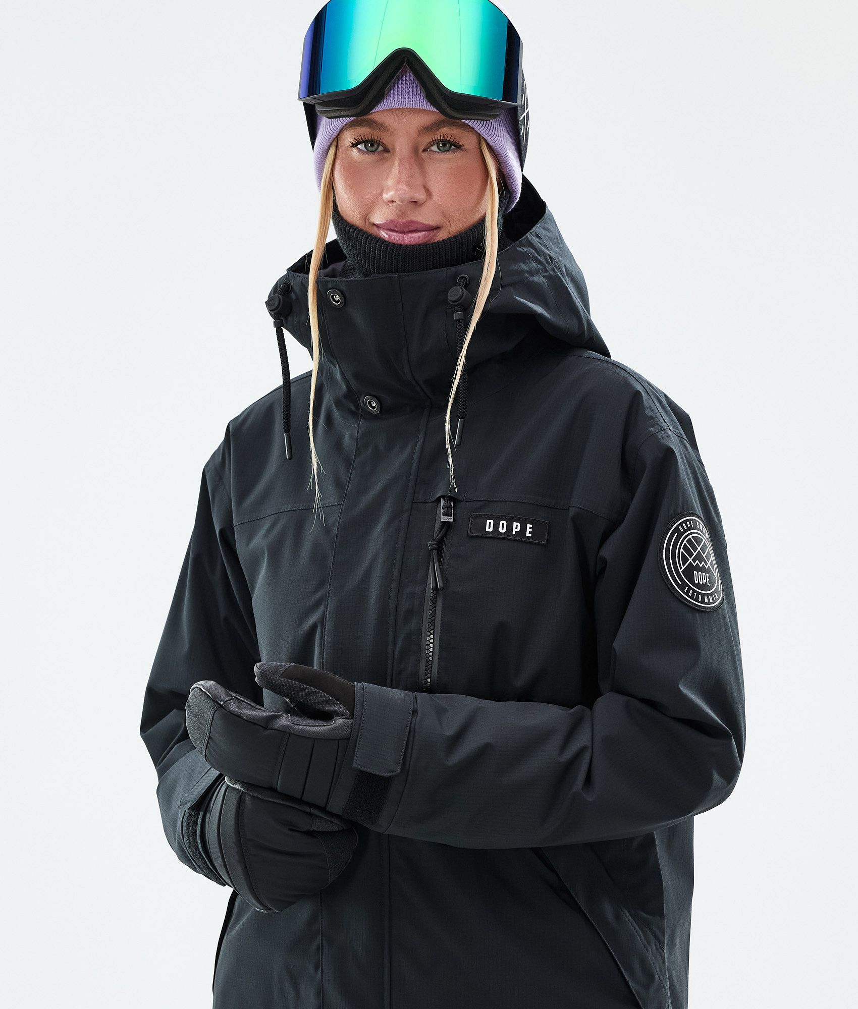 Dope Blizzard W Full Zip Ski Jacket Women Black | Ridestore.com