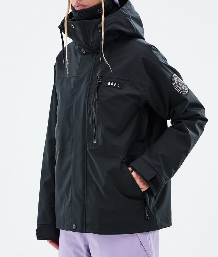 Dope Blizzard W Full Zip Ski Jacket Women Black, Image 7 of 9