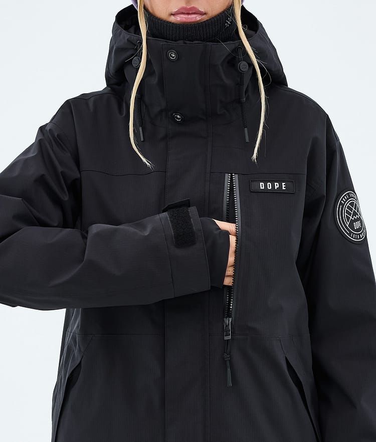 Dope Blizzard W Full Zip Snowboard jas Dames Black, Image 8 of 9
