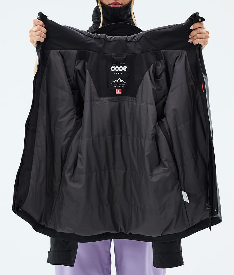 Dope Blizzard W Full Zip Snowboard jas Dames Black, Image 9 of 9