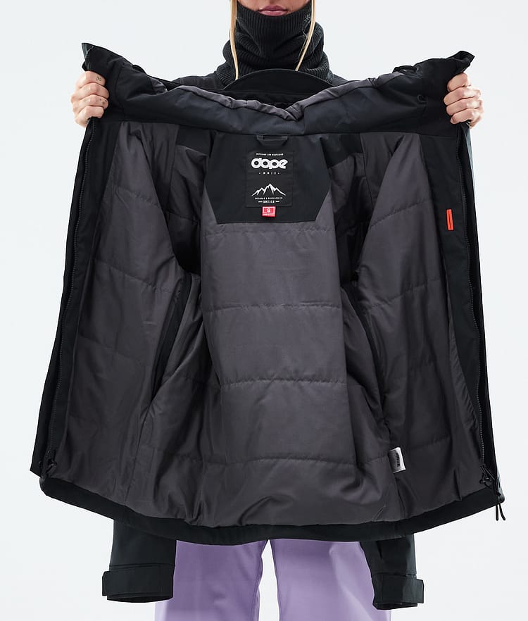 Dope Blizzard W Full Zip Snowboard Jacket Women Black, Image 9 of 9