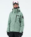 Dope Blizzard W Full Zip Ski Jacket Women Faded Green