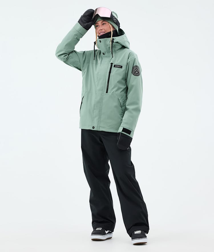 Dope Blizzard W Full Zip Snowboard Jacket Women Faded Green, Image 2 of 9