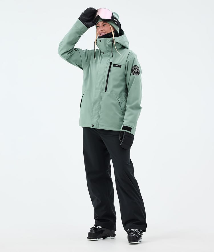 Dope Blizzard W Full Zip Ski Jacket Women Faded Green, Image 2 of 9
