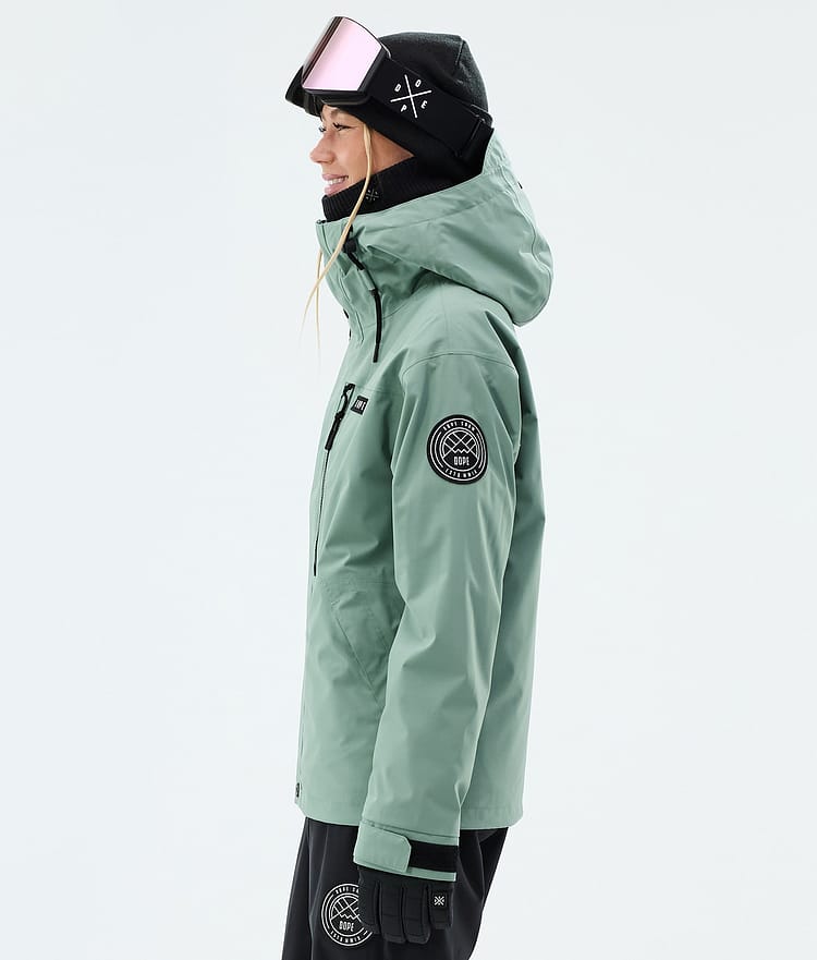 Dope Blizzard W Full Zip Kurtka Snowboardowa Kobiety Faded Green, Image 5 of 9
