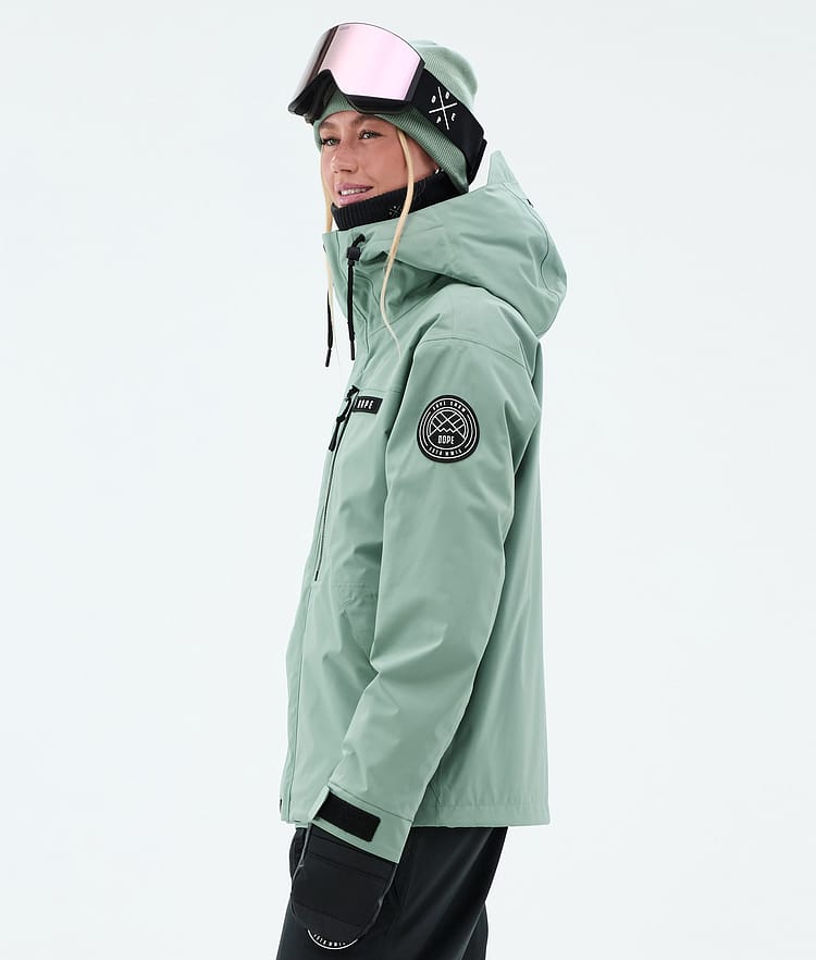 Dope Blizzard W Full Zip Ski Jacket Women Faded Green, Image 5 of 9