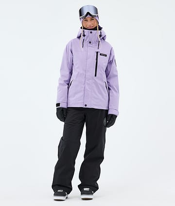 Dope Blizzard W Full Zip Snowboardový Outfit Faded Violet/Black