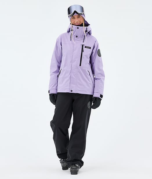 Dope Blizzard W Full Zip Ski Outfit Faded Violet/Black