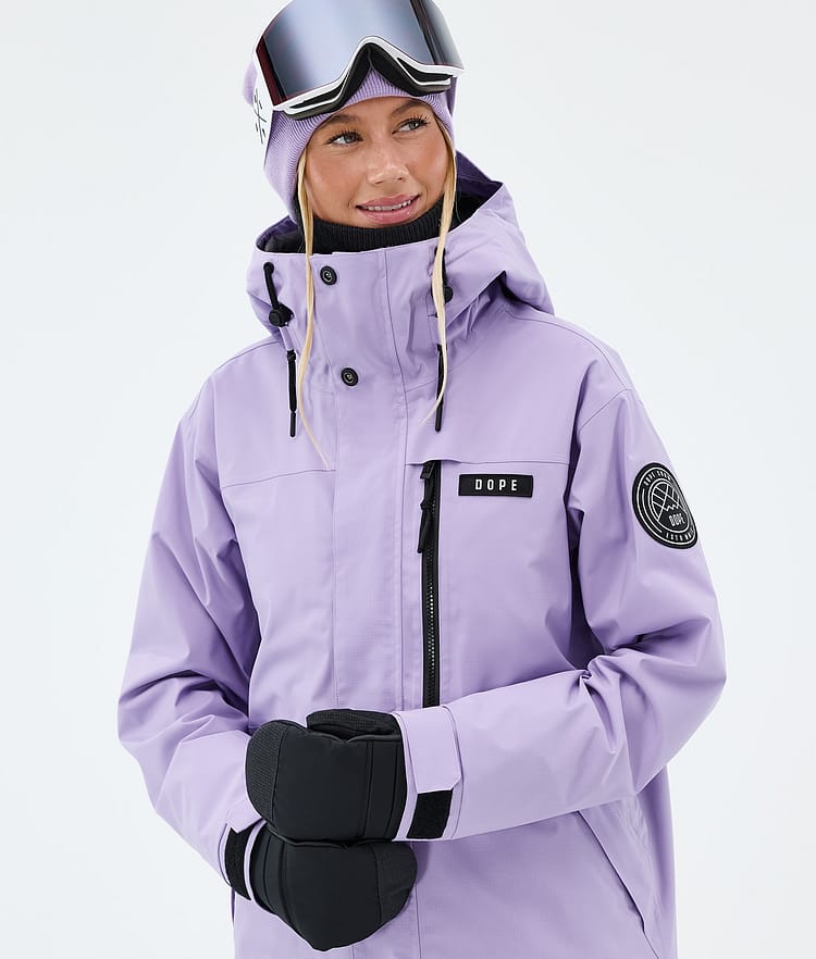 Dope Blizzard W Full Zip Ski Jacket Women Faded Violet, Image 4 of 9