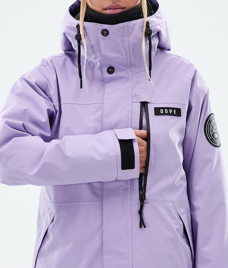 Dope Blizzard W Full Zip Ski Jacket Women Faded Violet, Image 8 of 9