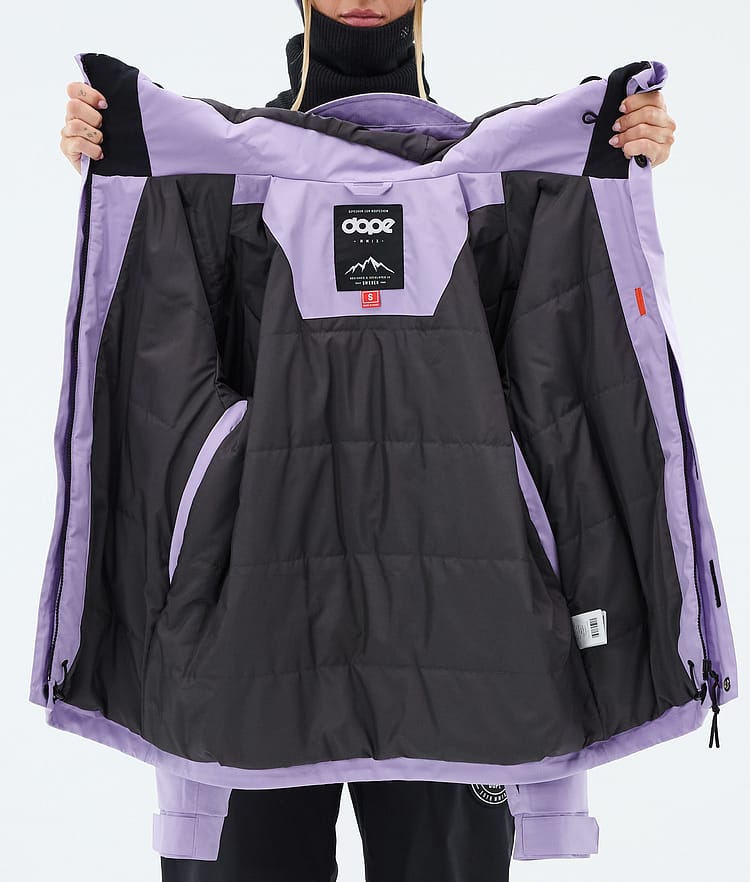 Dope Blizzard W Full Zip Ski Jacket Women Faded Violet, Image 9 of 9