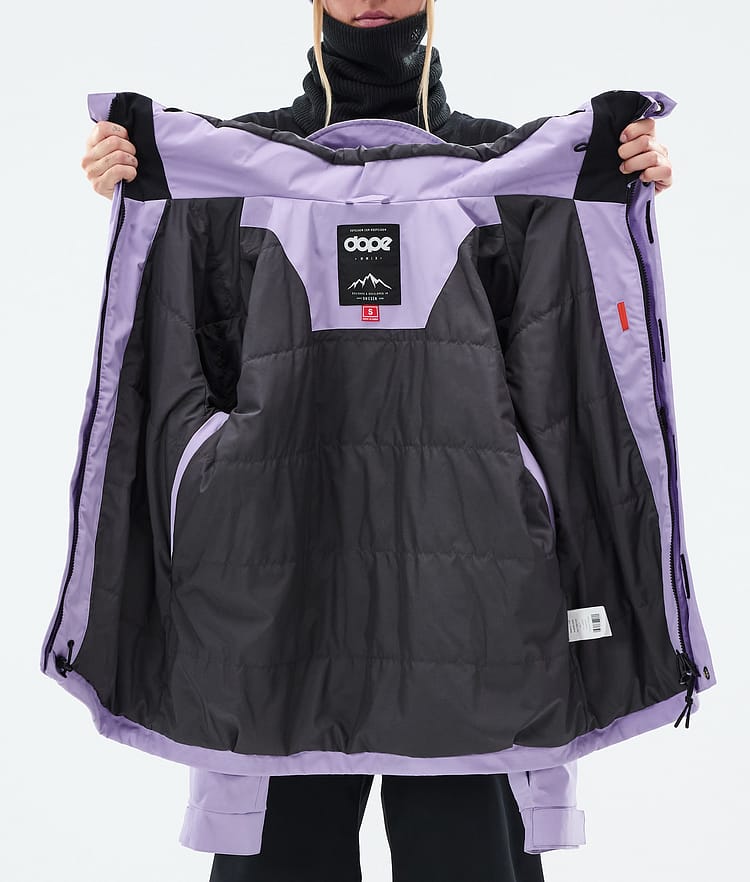 Dope Blizzard W Full Zip Ski Jacket Women Faded Violet, Image 9 of 9