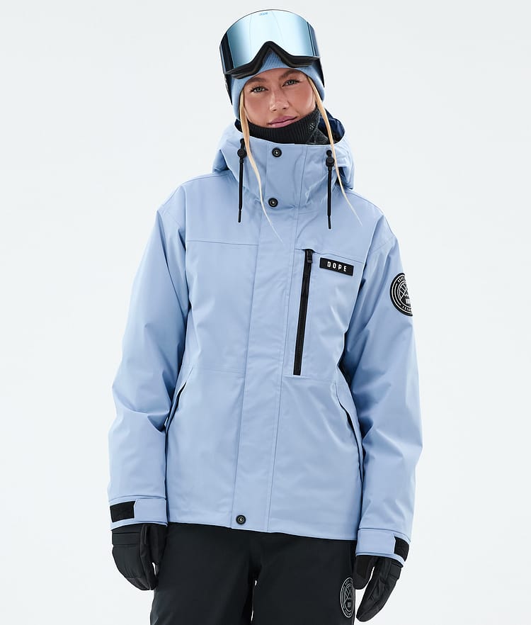 Dope Blizzard W Full Zip Snowboard Jacket Women Light Blue, Image 1 of 9