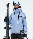 Dope Blizzard W Full Zip Veste de Ski Femme Light Blue