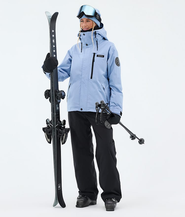 Dope Blizzard W Full Zip Veste de Ski Femme Light Blue, Image 2 of 9