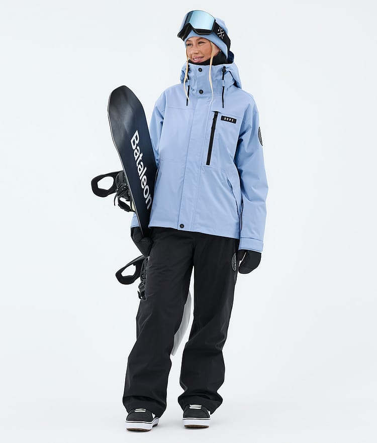 Dope Blizzard W Full Zip Snowboardjacke Damen Light Blue, Image 2 of 9