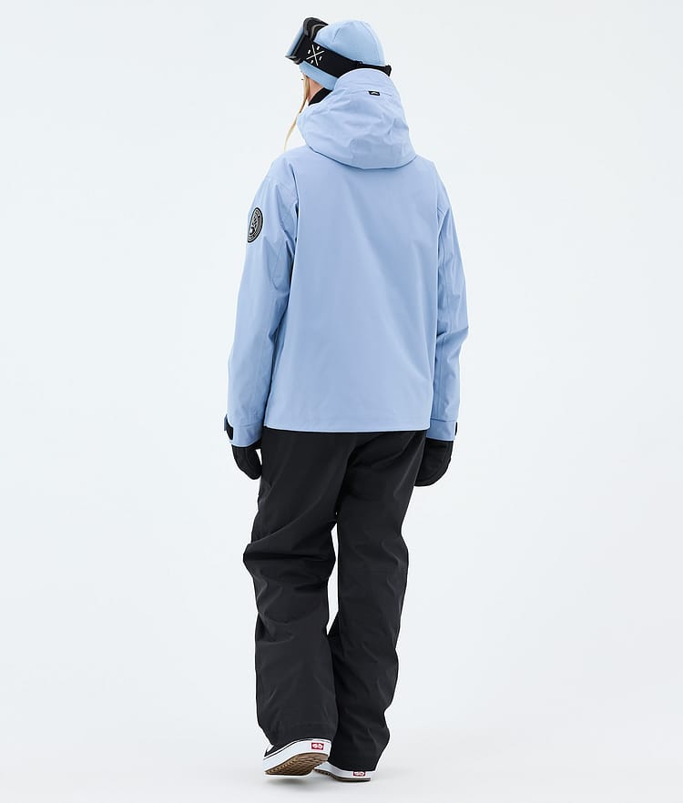 Dope Blizzard W Full Zip Snowboardjacke Damen Light Blue, Image 3 of 9