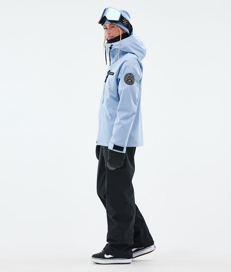 Dope Blizzard W Full Zip Snowboard Jacket Women Light Blue, Image 3 of 9