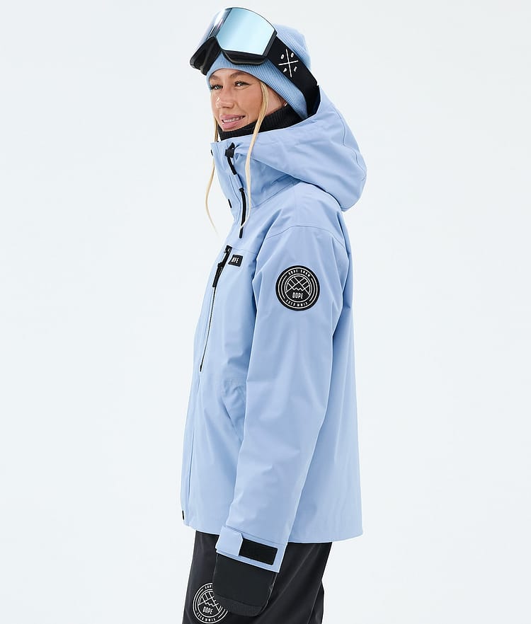 Dope Blizzard W Full Zip Veste de Ski Femme Light Blue, Image 5 of 9