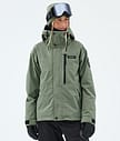 Dope Blizzard W Full Zip Veste de Ski Femme Moss Green