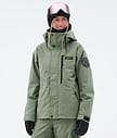 Dope Blizzard W Full Zip Ski Jacket Women Moss Green