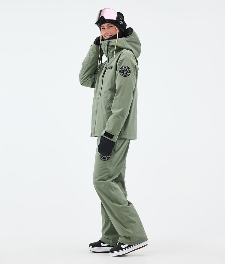 Dope Blizzard W Full Zip Snowboard Jacket Women Moss Green, Image 3 of 9