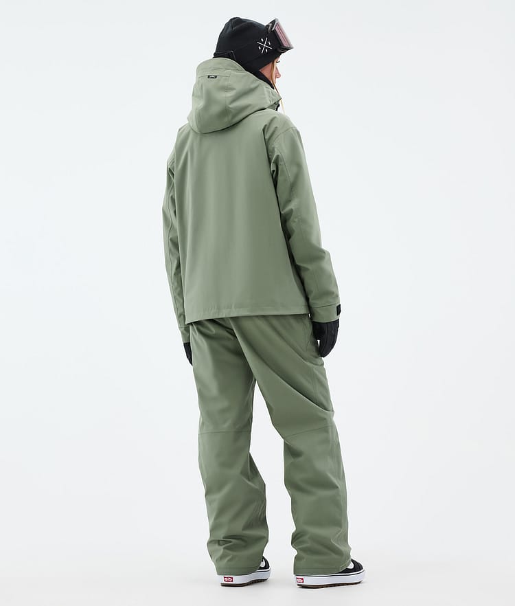 Dope Blizzard W Full Zip Snowboard Jacket Women Moss Green, Image 4 of 9