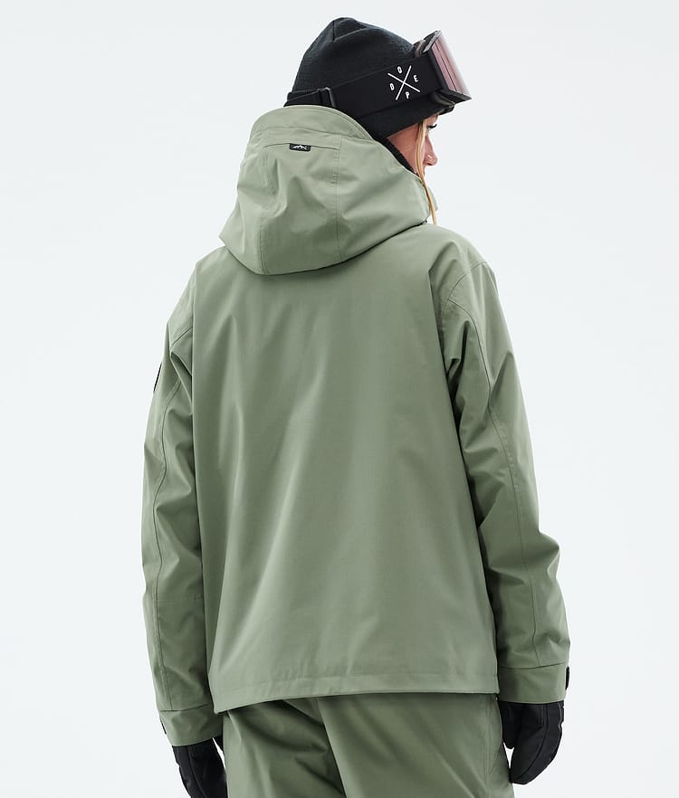 Dope Blizzard W Full Zip Ski Jacket Women Moss Green, Image 6 of 9