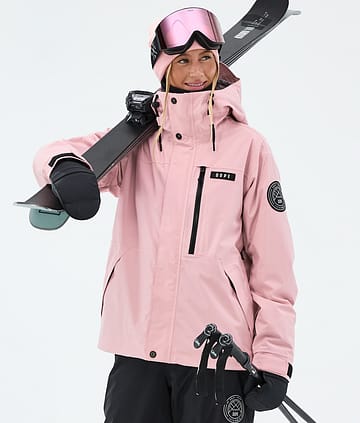 Dope Blizzard W Full Zip Ski Jacket Soft Pink
