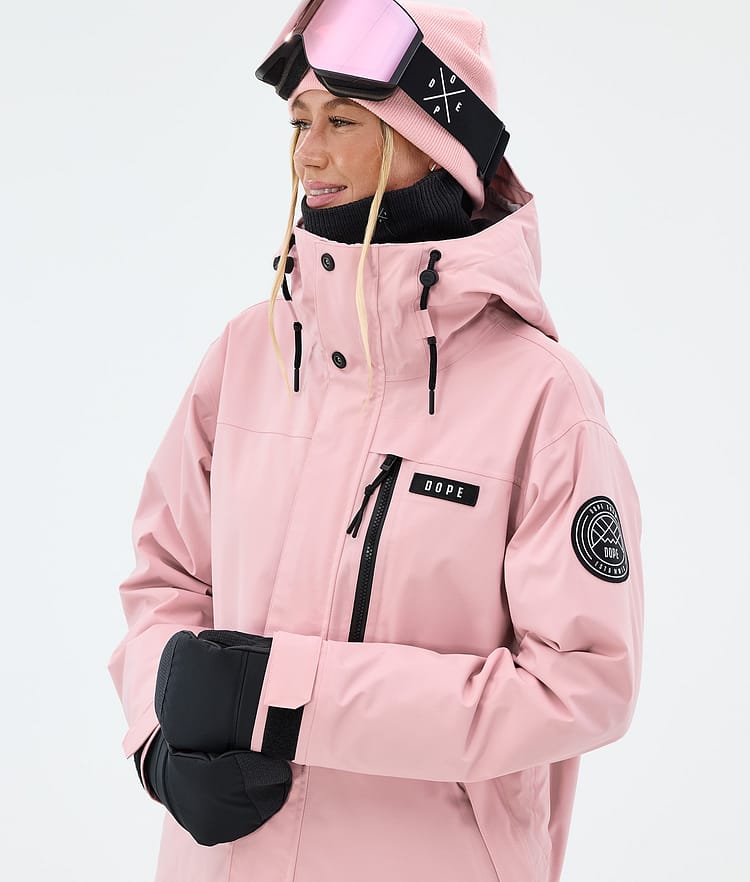 Dope Blizzard W Full Zip Veste Snowboard Femme Soft Pink, Image 4 of 9