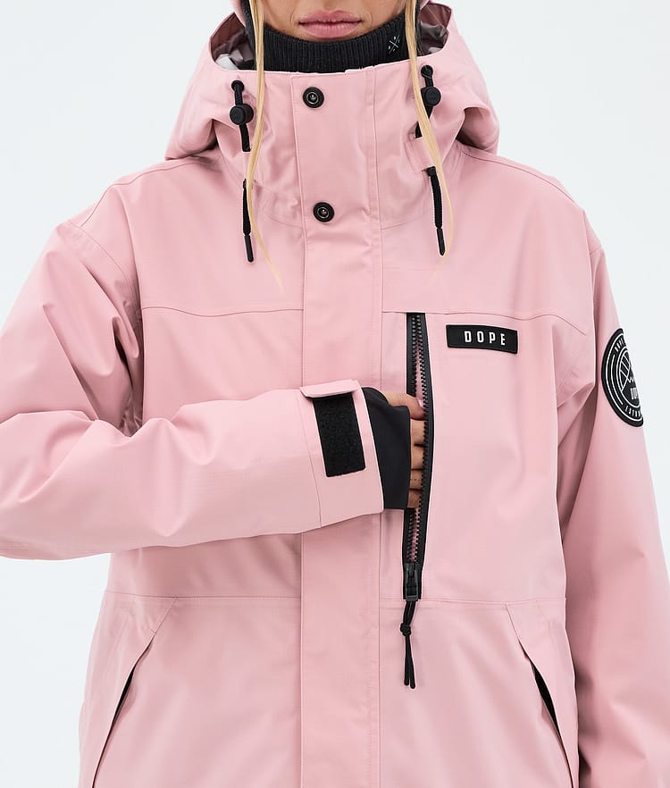 Dope Blizzard W Full Zip Veste Snowboard Femme Soft Pink, Image 8 of 9