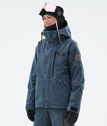 Dope Blizzard W Full Zip Kurtka Narciarska Kobiety Metal Blue