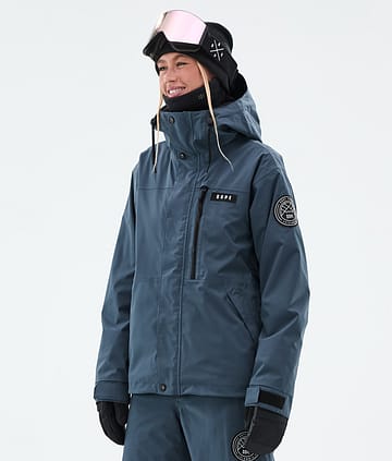 Dope Blizzard W Full Zip Giacca Sci Donna Metal Blue