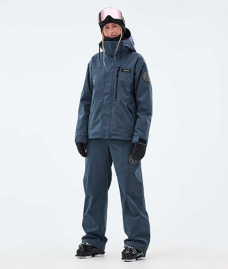 Dope Blizzard W Full Zip Ski Jacket Women Metal Blue, Image 2 of 9
