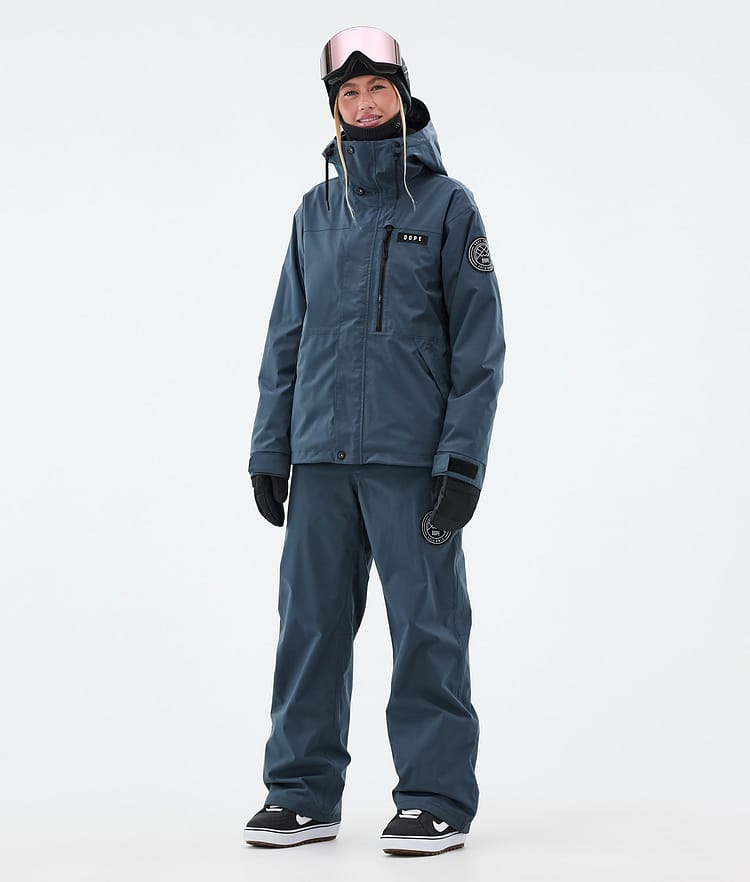 Dope Blizzard W Full Zip Snowboard Jacket Women Metal Blue, Image 2 of 9
