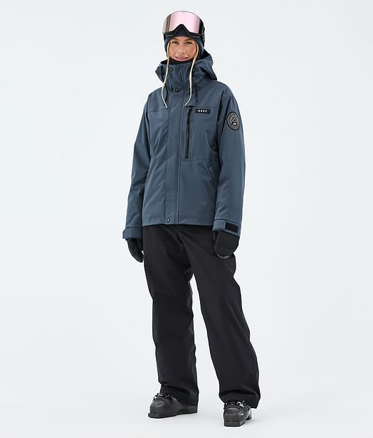 Dope Blizzard W Full Zip Ski Outfit Metal Blue