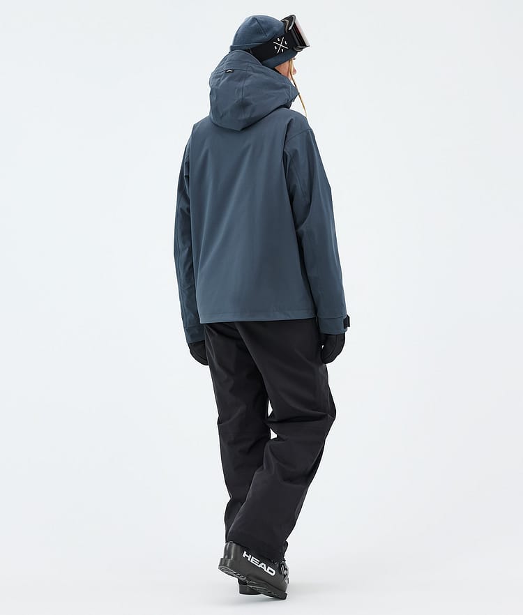 Dope Blizzard W Full Zip Skijacke Damen Metal Blue, Image 3 of 9