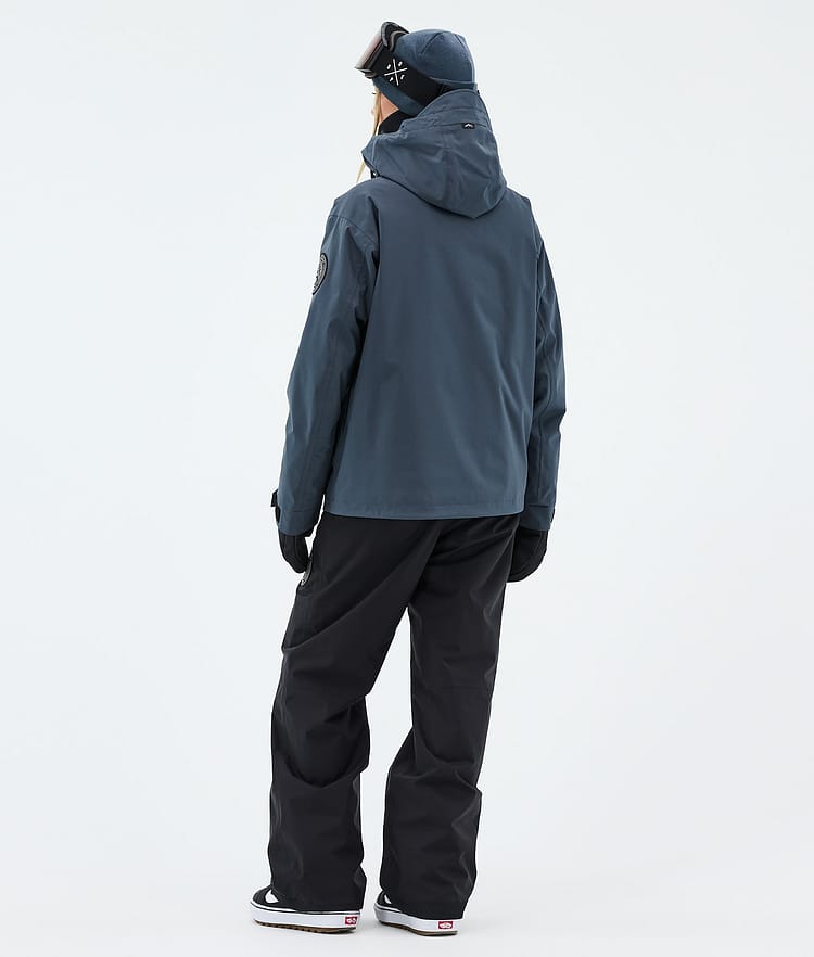 Dope Blizzard W Full Zip Snowboardjacke Damen Metal Blue, Image 3 of 9