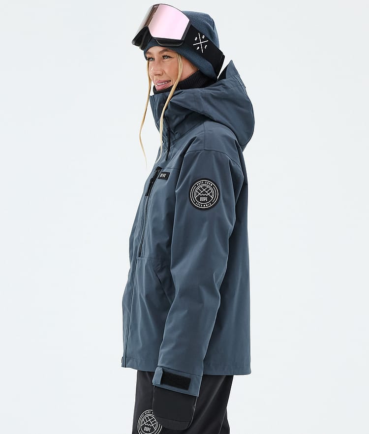 Dope Blizzard W Full Zip Snowboardjacke Damen Metal Blue, Image 5 of 9