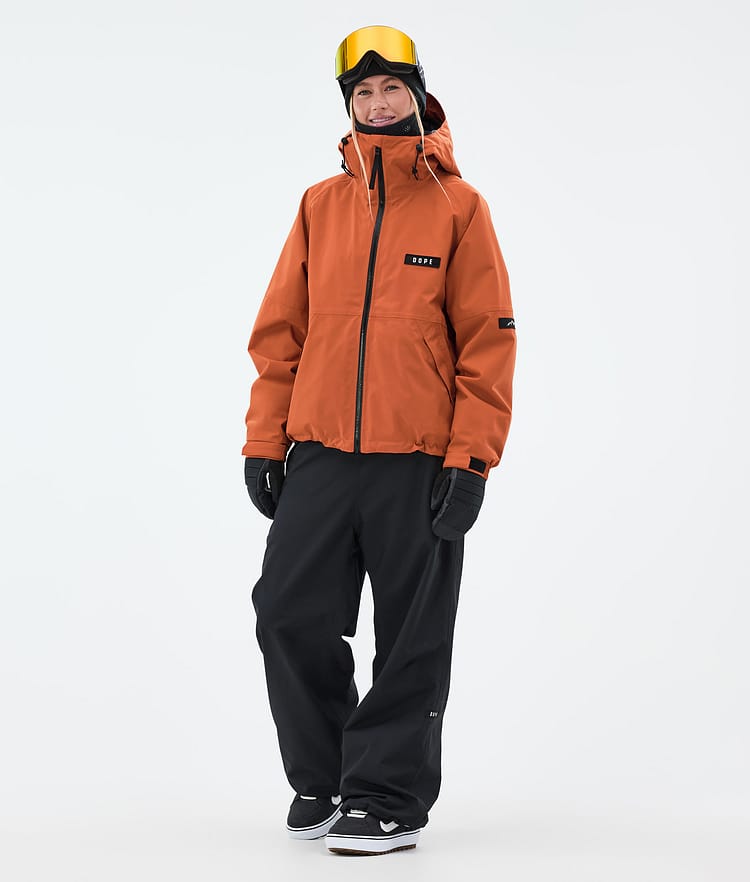 Dope Spartan W Veste Snowboard Femme Burned Orange, Image 2 sur 8