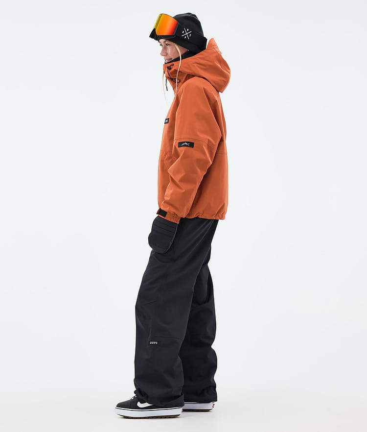 Dope Spartan W Veste Snowboard Femme Burned Orange, Image 3 sur 8