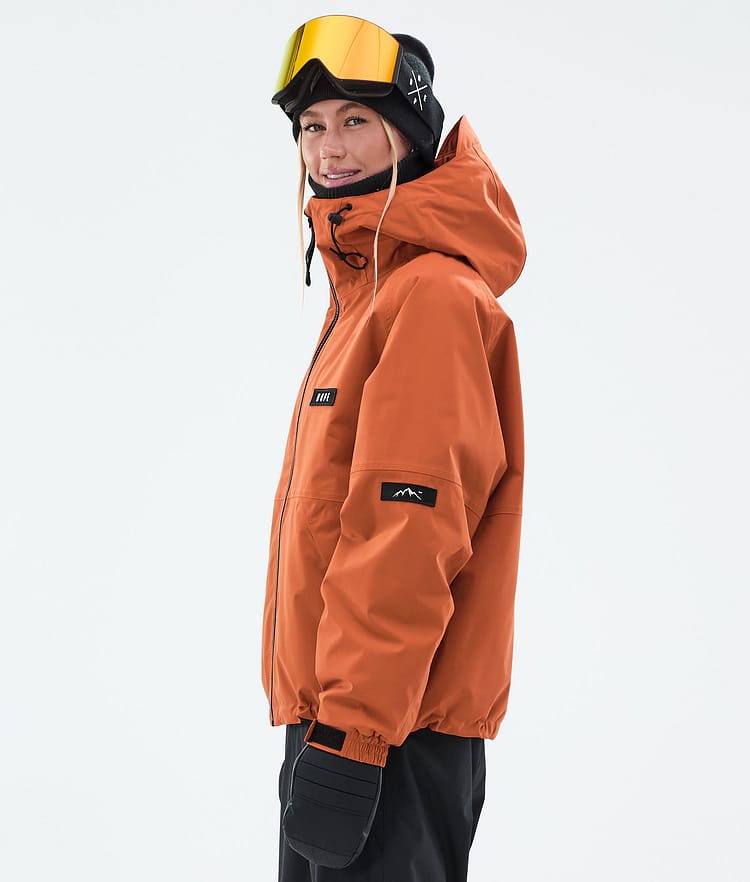 Dope Spartan W Veste de Ski Femme Burned Orange, Image 5 sur 8