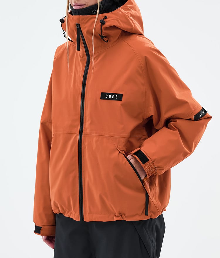 Dope Spartan W Veste de Ski Femme Burned Orange, Image 7 sur 8