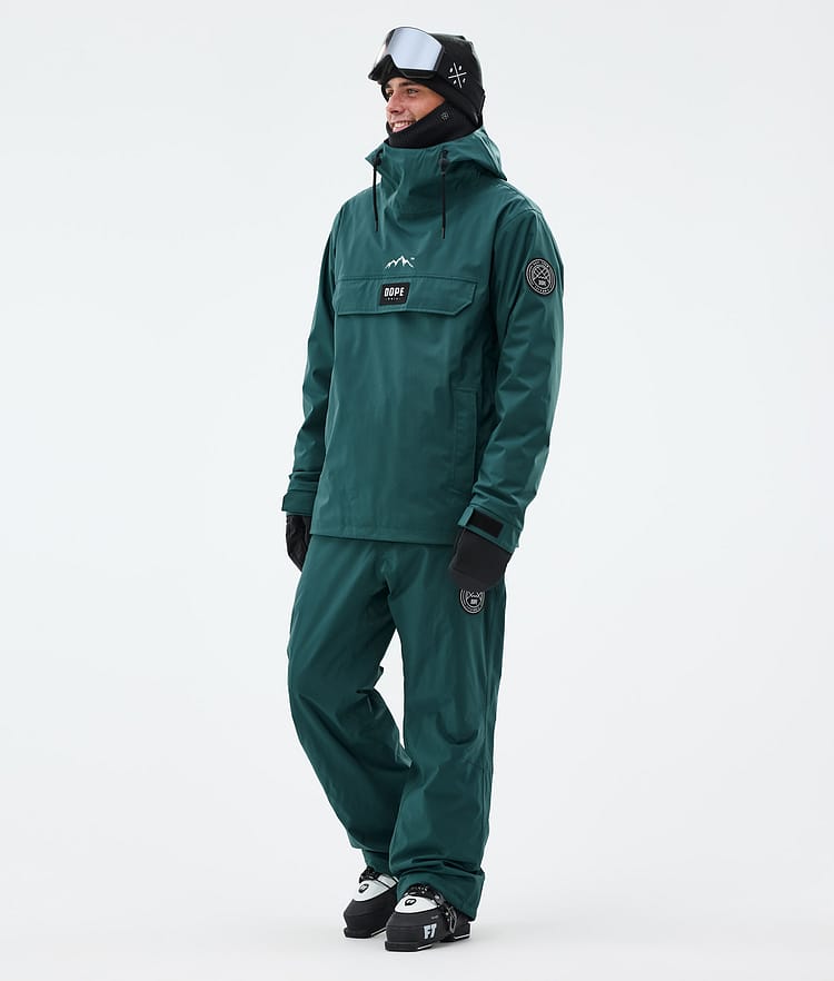 Dope Blizzard Ski Pants Men Bottle Green, Image 2 of 5