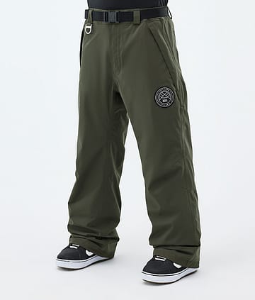 Dope Blizzard Snowboard Pants Olive Green