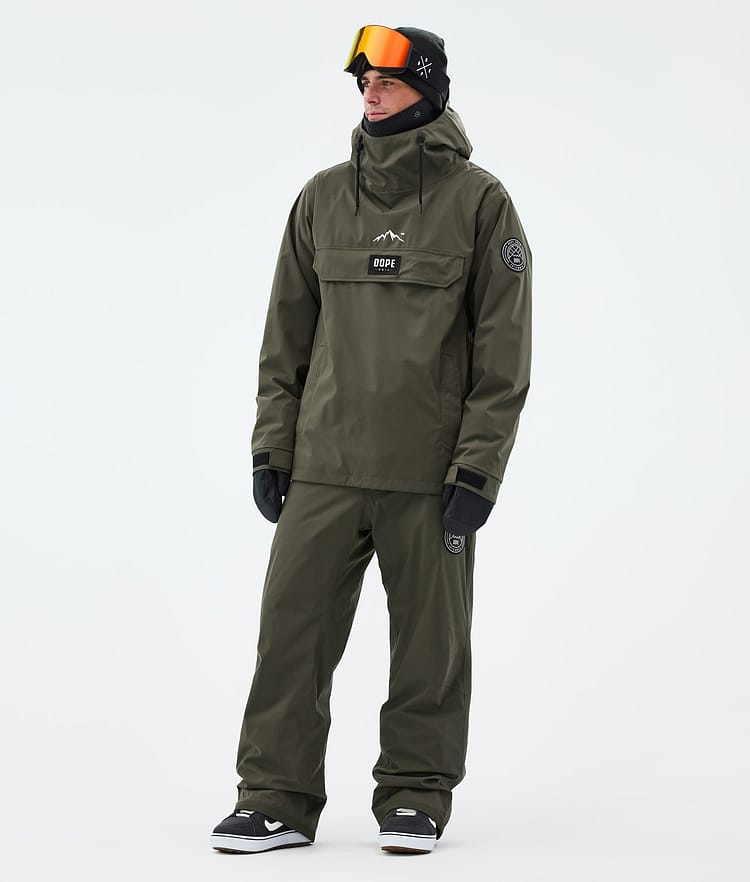 Dope Blizzard Snowboardhose Herren Olive Green Renewed, Image 2 of 5