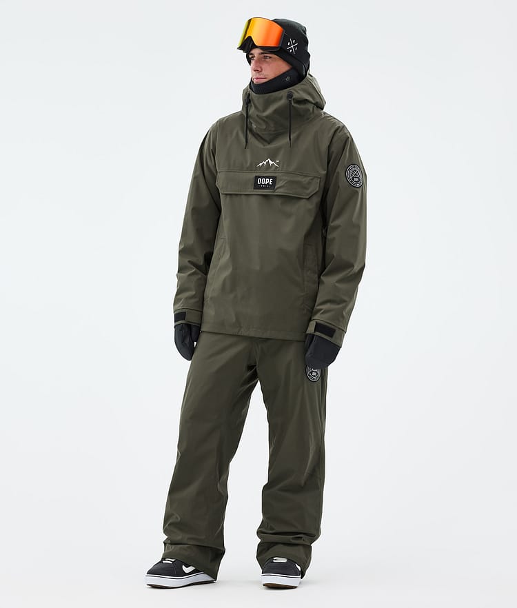 Dope Blizzard Snowboard Pants Men Olive Green, Image 2 of 5