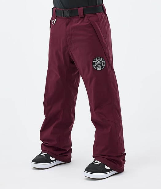 Dope Blizzard Pantalon de Snowboard Homme Burgundy