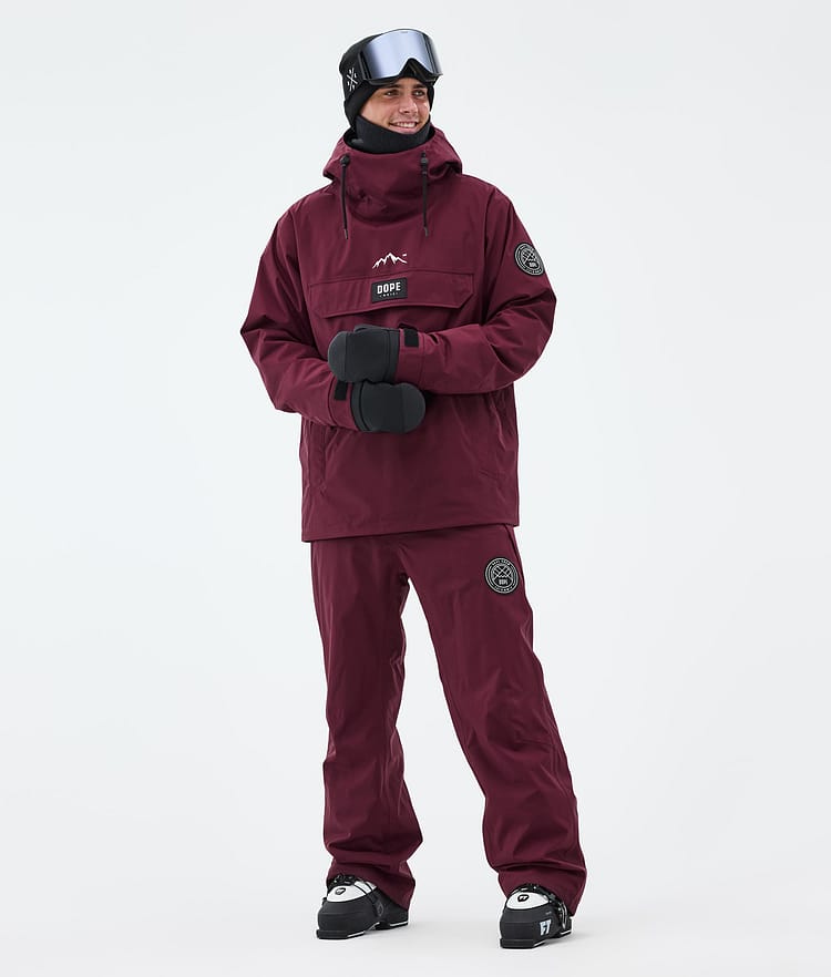 Dope Blizzard Ski Pants Men Burgundy, Image 2 of 5
