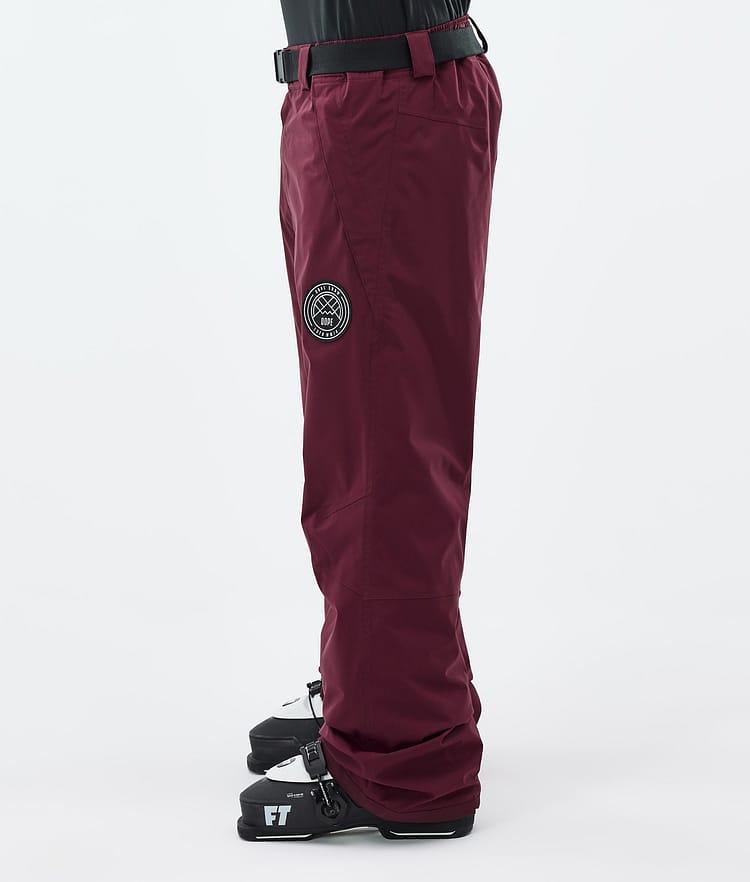 Dope Blizzard Ski Pants Men Burgundy, Image 3 of 5